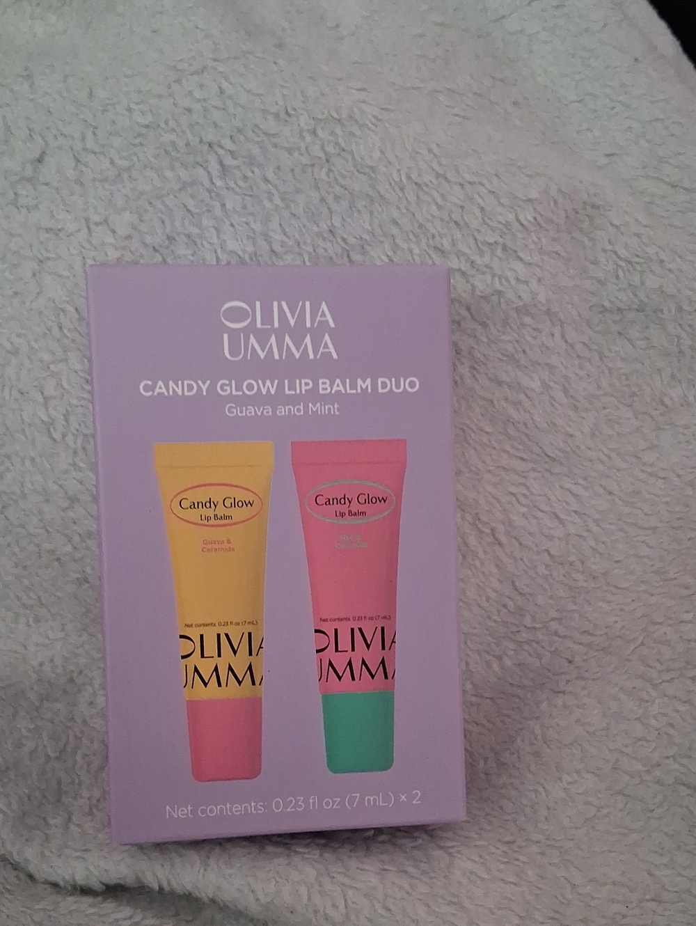 Candy Glow Lip Balm Duo — Guava Pink & Mint Yellow